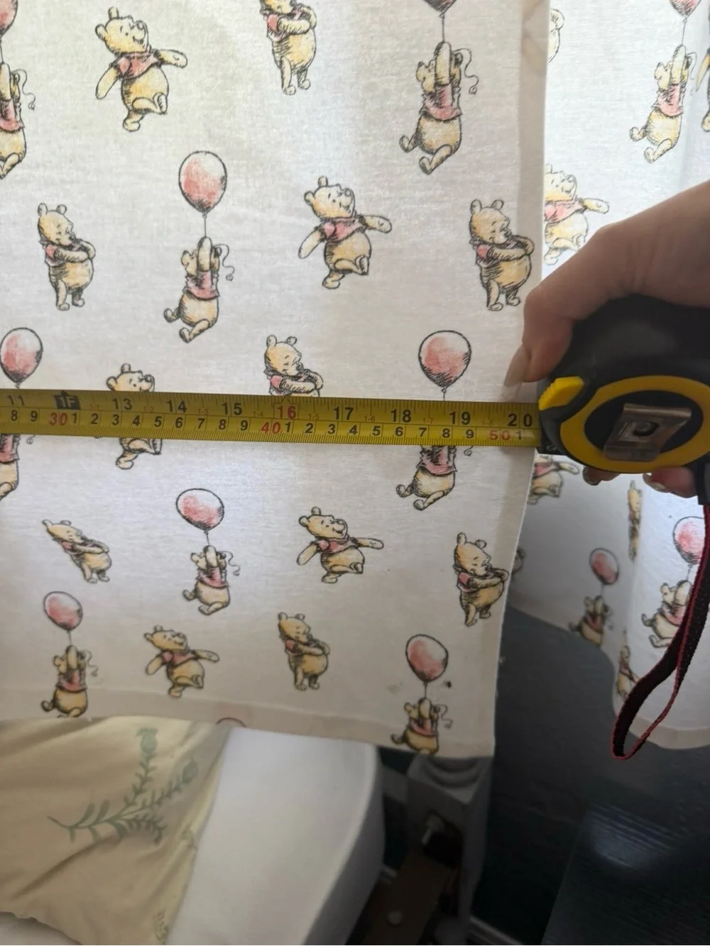 Handmade Winnie the Pooh curtains